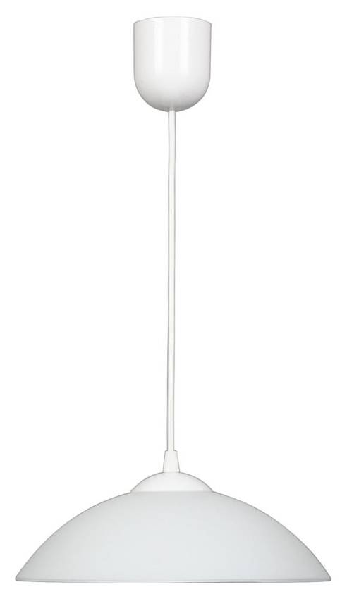 Candellux Lighting Lampa wisząca biała szklana Fino 31-67350