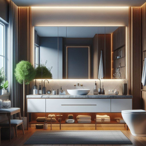 Oświetlenie lustra w łazience – klucz do funkcjonalności i estetyki