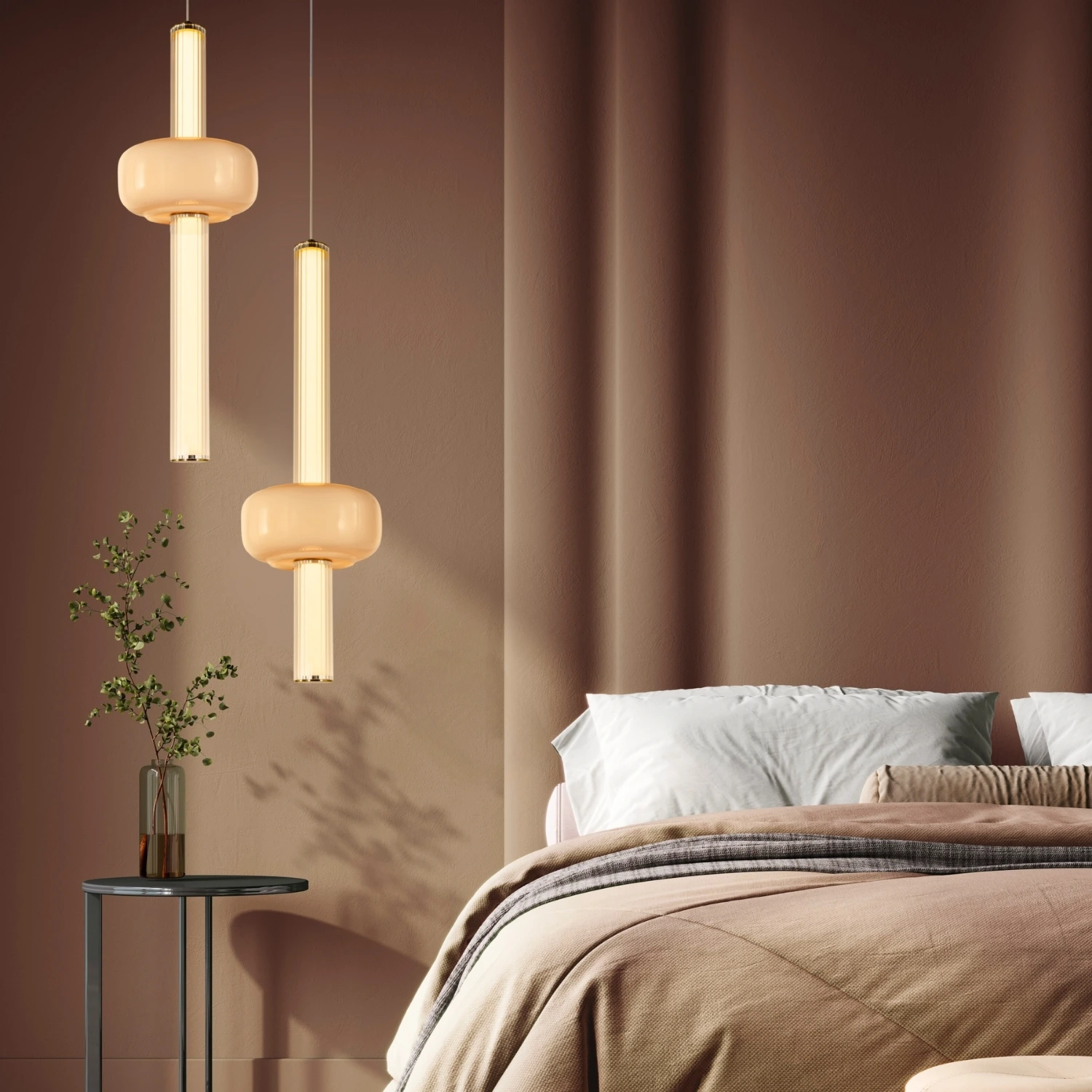 PURAS Candellux Studio — aranżacja z lampami wiszącymi