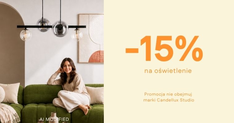 -15% na oświetlenie