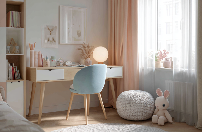 Lampka na biurko dla dziewczynki – jak wybrać światło, które wspiera naukę i dodaje uroku pokoju