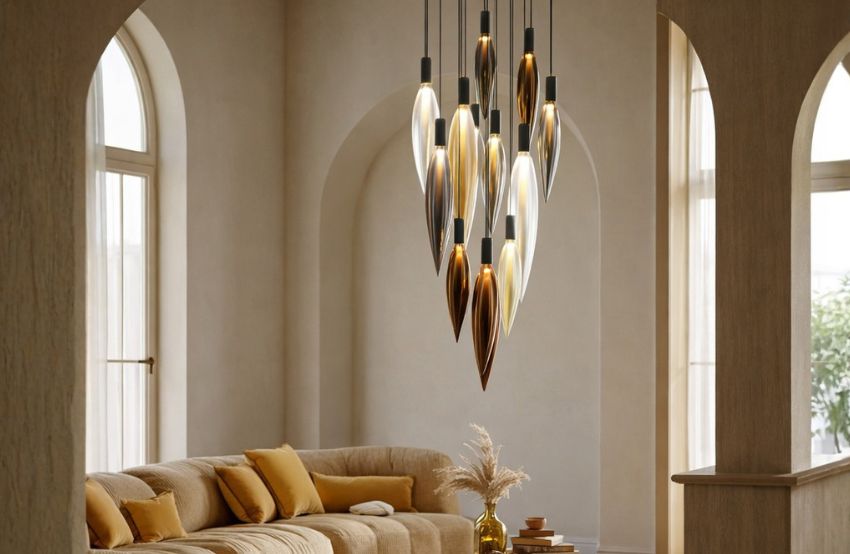 Lampy jako dekoracja – kiedy światło jest główną ozdobą wnętrza