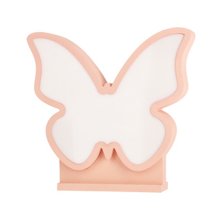 Lampka Butterfly do pokoju dziecięcego motyl różowa LED nocna