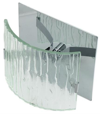 Oprawa stropowa kwadratowa szklana chrom G4