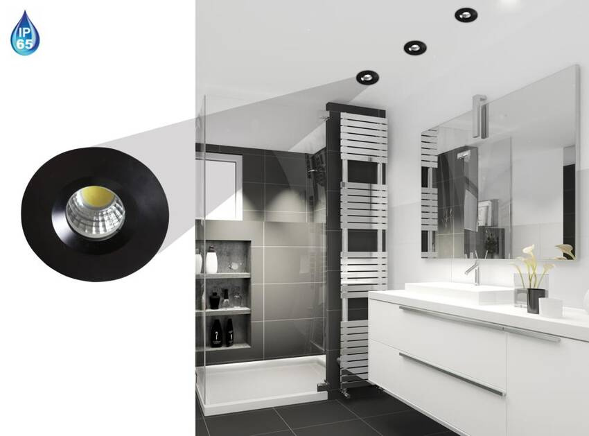 Detal oprawy stropowej Candellux 2258973 Sh-14 IP65 LED