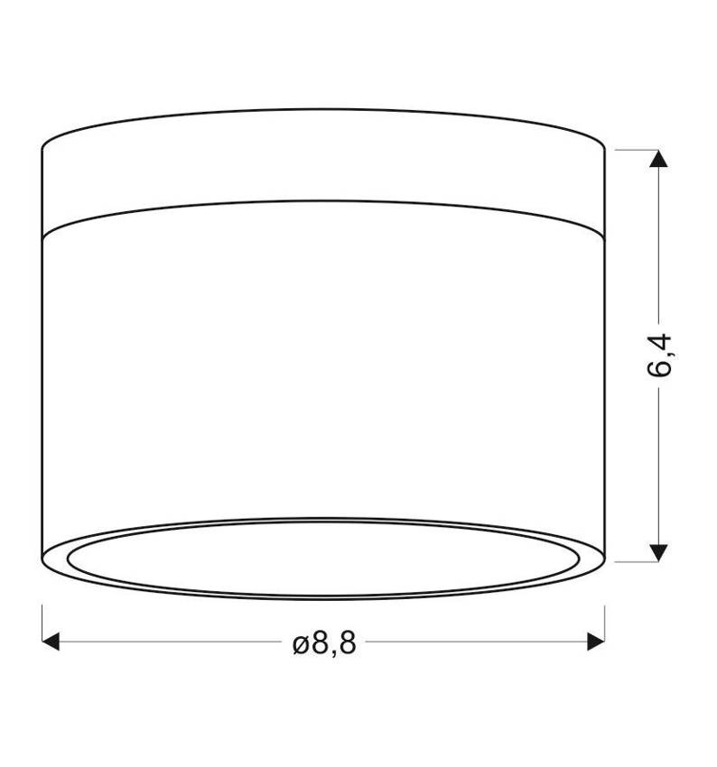 Lampa sufitowa Candellux Lighting Tuba 2273631 - detal produktu