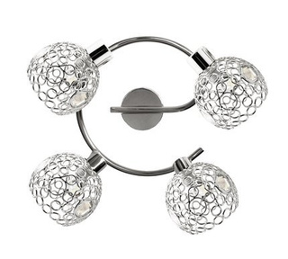 Lampa sufitowa Aron okrągła 4-punktowa do salonu