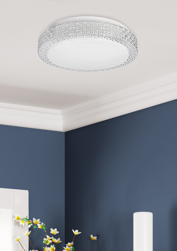 Plafon LED Rabel okrągły 27 cm do łazienki kuchni korytarza 4000K biały