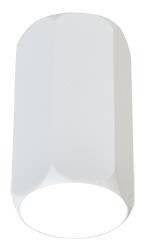 Lampa sufitowa tuba biała sześciokątna metalowa GU10 Candellux