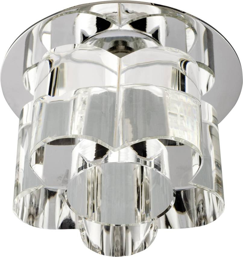 Oprawa stropowa Candellux G4 chrom kryształ stała aranżacja