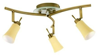 Lampa sufitowa Kroton regulowana 3-punktowa do salonu