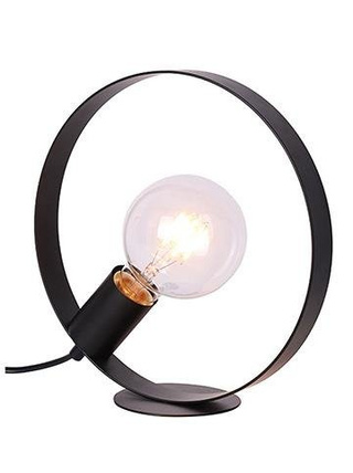 Lampka nocna Nexo Ledea metalowa czarna nowoczesna E27