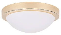 Plafon Roda do łazienki okrągły IP44 biały złoty 28 cm E27