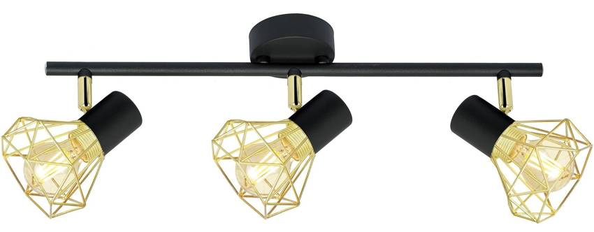 Lampa sufitowa Verve listwa z abażurami 3-punktowa do salonu