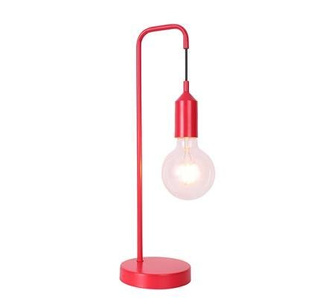 Lampka nocna Laren Ledea czerwona metalowa E27
