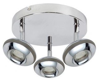 Lampa sufitowa SKIPPER okrągła regulowana LED 3-punktowa do salonu