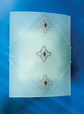Plafon Donna kwadratowy do salonu biały 26 cm E27 Candellux