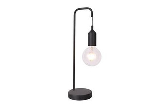 Lampka nocna Laren Ledea czarna metalowa industrialna E27