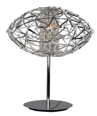 Lampka nocna Cosmo srebrna dekoracyjna E14 Candellux