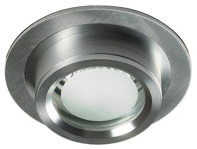 Oprawa stropowa aluminiowa okrągła nikiel SC-01 w aranżacji