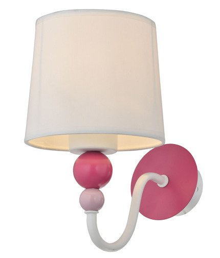 Lampa ścienna kinkiet 1X60W E27 biały BEBE 21-39163