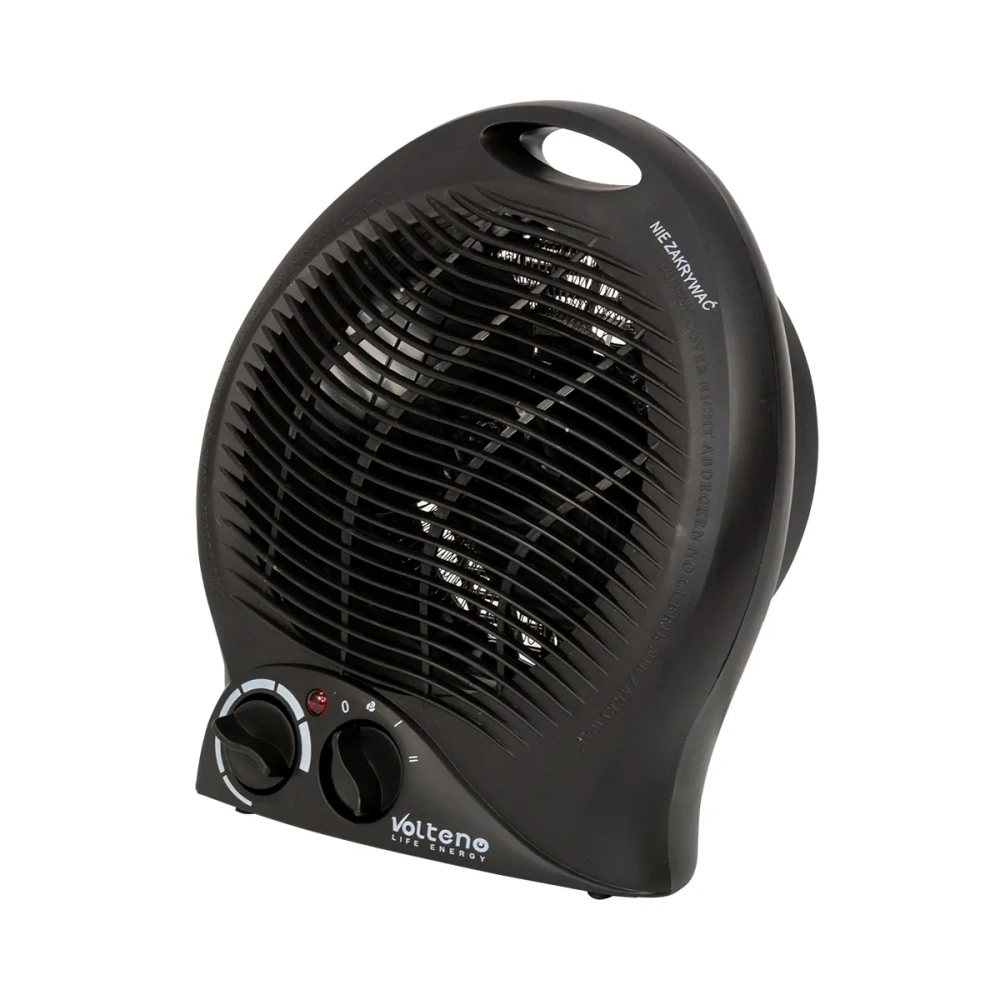 Termowentylator czarny VO0800 VOLTENO w aranżacji