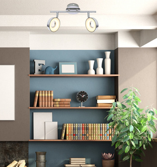 Lampa sufitowa Isla reflektor regulowana 2-punktowa LED