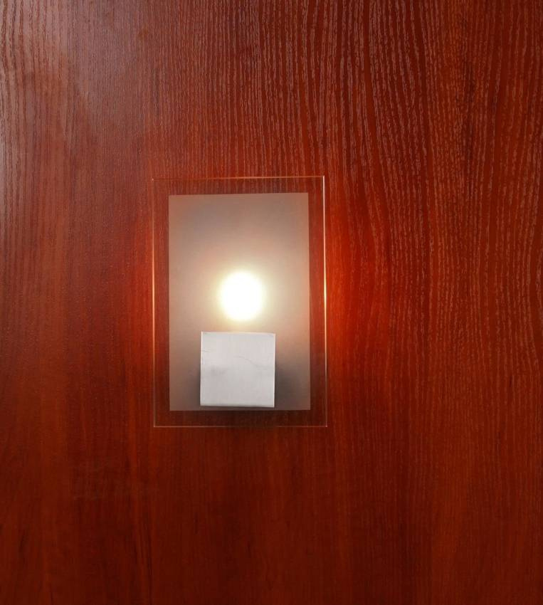 Kinkiet Karat metalowy do salonu nowoczesny matowy nikiel Candellux G9