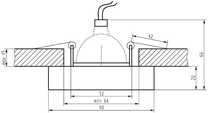 SS-16 Candellux aranżacja w nowoczesnym wnętrzu