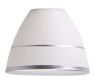 Klosz szklany biały z paskiem E27 do lamp Elotte Candellux 71-39040