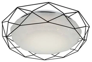 Plafon LED Sven czarny nowoczesny 43 cm 24W 4000K Candellux