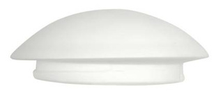 Klosz szklany biały do plafonu 280mm Nina 79-03617