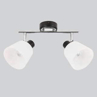 Lampa sufitowa Biloba listwa ze szklanymi kloszami 2-punktowa do salonu