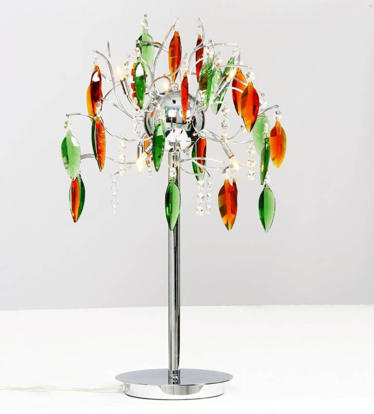 Lampka stołowa drzewko chrom 6 Akant 46-04171