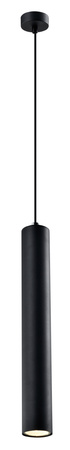 Lampa wisząca tuba Tubo czarna 40 cm GU10 regulowana wysokość