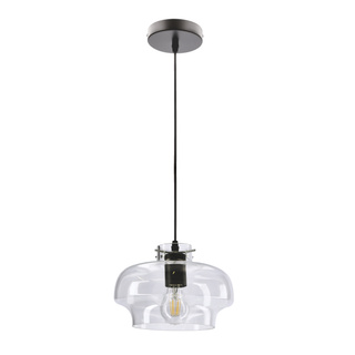 Lampa wisząca Conissimo z kloszem szklana pojedyncza transparentna