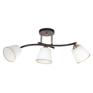 Lampa sufitowa Greco ze szklanymi kloszami 3-punktowa do salonu