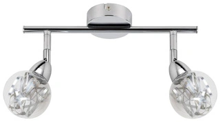 Lampa sufitowa Bolo listwa regulowana 2-punktowa LED do salonu