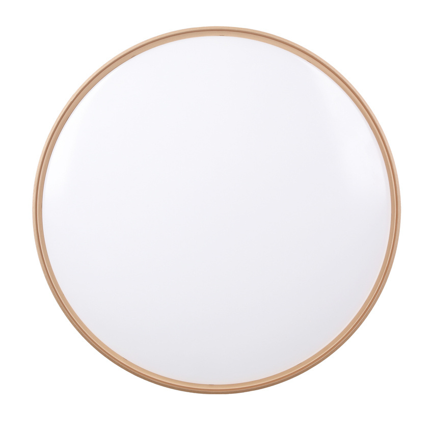 MONTANA LAMPA SUFITOWA PLAFON BIAŁY+ZŁOTY 24W LED 40 CM KLOSZ BIAŁY