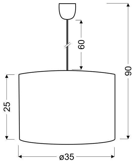 Lampa wisząca FARM 31-03171 - detal abażuru