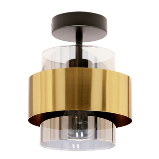 Lampa sufitowa Spiega ze szklanym kloszem 1-punktowa do jadalni
