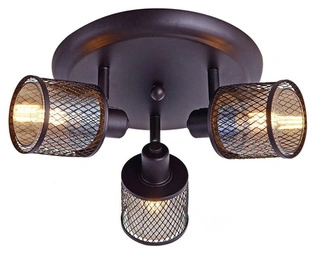 Lampa sufitowa plafon kawowe złoto bursztyn 3x40W Canabera Candellux 98-83098