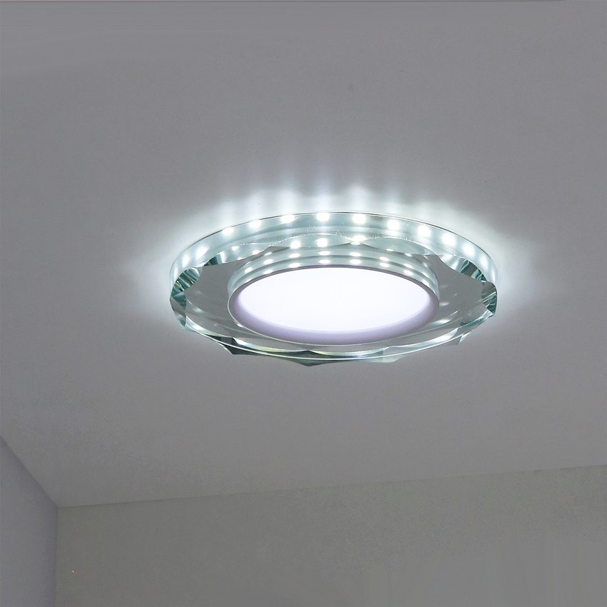 Oprawa Stropowa Oczko Candellux Ssp-25 Ch/Tr+Wh 8W Led 230V