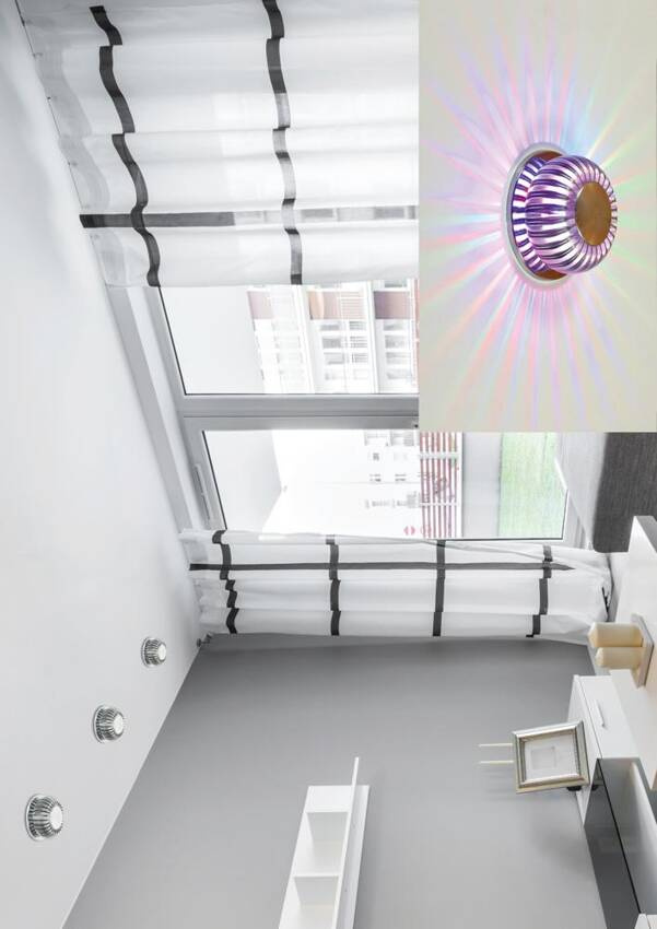 Oprawa stropowa LED RGB Candellux 2249247 w aranżacji