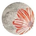 Plafon Spring klasyczny do salonu i kuchni okrągły 30 cm czerwony E27