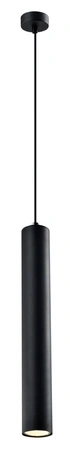 Lampa wisząca tuba Tubo czarna 40 cm GU10 regulowana wysokość