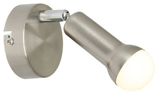 Lampa ścienna kinkiet 1X40W E14 Satyna Nikiel ARC 91-63281
