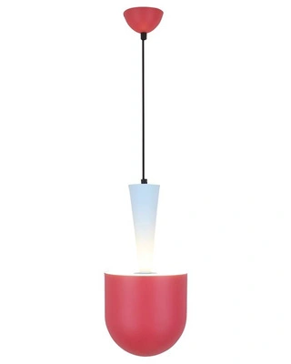 Lampa wisząca Visby Ledea metalowa kolorowa do salonu 1 płomienna E27