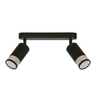Lampa sufitowa Flin listwa 2-punktowa do salonu metalowa