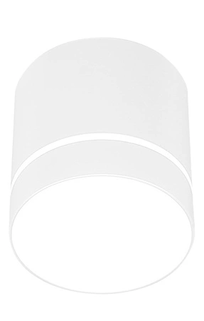 Lampa sufitowa tuba natynkowa biała GU10 metalowa Candellux 2282770